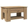 vidaXL Τραπεζάκι σαλονιού Artisan Oak 79x49x41 cm Κατασκευασμένο ξύλο