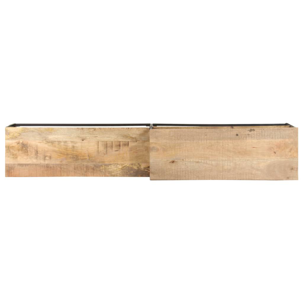 vidaXL Έπιπλο Τηλεόρασης 180 x 30 x 50 εκ. από Ακατέργαστο Ξύλο Μάνγκο