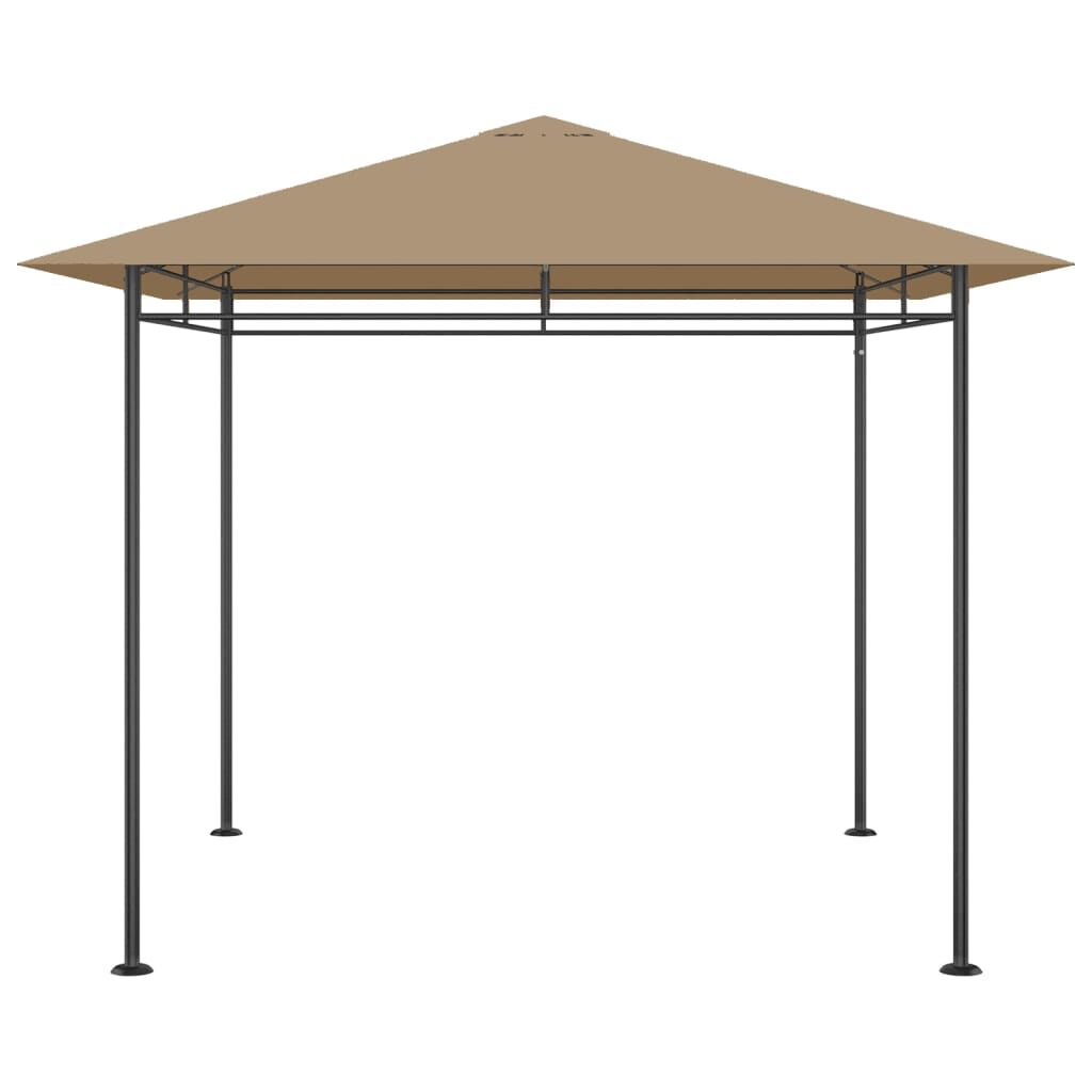 vidaXL Κιόσκι Taupe 3 x 3 x 2,7 μ. 180 γρ./μ²