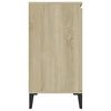 vidaXL Μπουφές Sonoma Δρυς 102 x 35 x 70 εκ. από Επεξεργασμένο Ξύλο