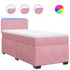 vidaXL &Kappa;&rho;&epsilon;&beta;ά&tau;&iota; Boxspring &mu;&epsilon; &Sigma;&tau;&rho;ώ&mu;&alpha; &Rho;&omicron;&zeta; 90x190 &epsilon;&kappa;. &Beta;&epsilon;&lambda;&omicron;ύ&delta;&iota;&nu;&omicron;