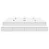 vidaXL Κρεβάτι με αποθηκευτικό χώρο Λευκό 236.5 x 180 x 31.5 εκ