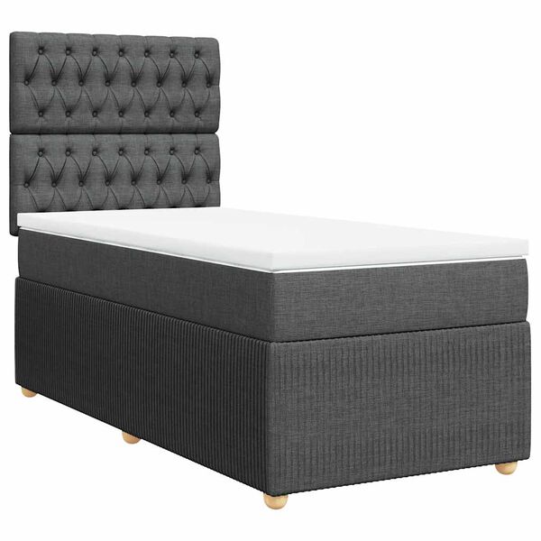 vidaXL &Kappa;&rho;&epsilon;&beta;ά&tau;&iota; Boxspring &mu;&epsilon; &Sigma;&tau;&rho;ώ&mu;&alpha; &Sigma;&kappa;&omicron;ύ&rho;&omicron; &Gamma;&kappa;&rho;&iota; 80x200 &epsilon;&kappa;. &Upsilon;&phi;&alpha;&sigma;&mu;ά&tau;&iota;&nu;&omicron;