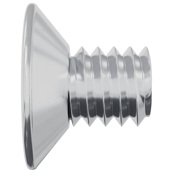 vidaXL &Beta;ί&delta;&epsilon;&sigmaf; &mu;&epsilon; &Sigma;&kappa;&omicron;ύ&rho;&omicron; &Kappa;&epsilon;&phi;ά&lambda;&iota; 2 pcs &Alpha;&sigma;&eta;&mu;ί M4 x 6 &chi;&lambda;&sigma;&tau; &Alpha;&tau;&sigma;ά&lambda;&iota;