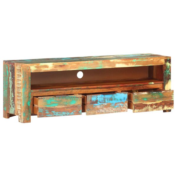 ντουλάπι τηλεόρασης vidaXL 119x30x41 cm Στερεό ανακυκλωμένο ξύλο