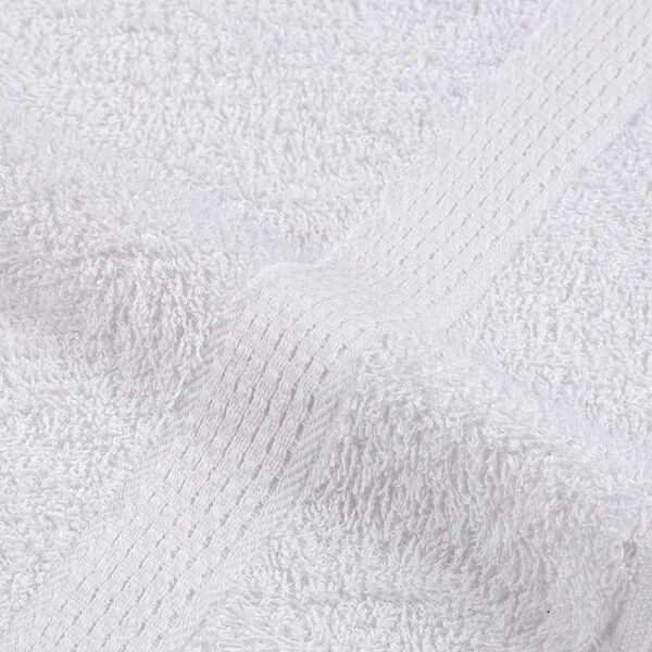 vidaXL Πετσέτες 25 τεμάχια Λευκό 100x200 εκ. 360 γρ/μ² 100% βαμβάκι