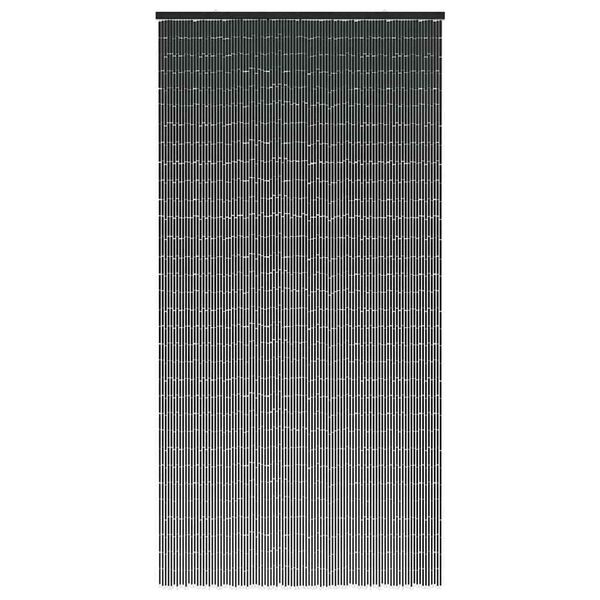 vidaXL Έντομο κουρτίνα πόρτας Σκούρο γκρι 100x220 cm Μπαμπού
