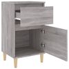 vidaXL Κομοδίνο Γκρι Sonoma 40x35x70 εκ.