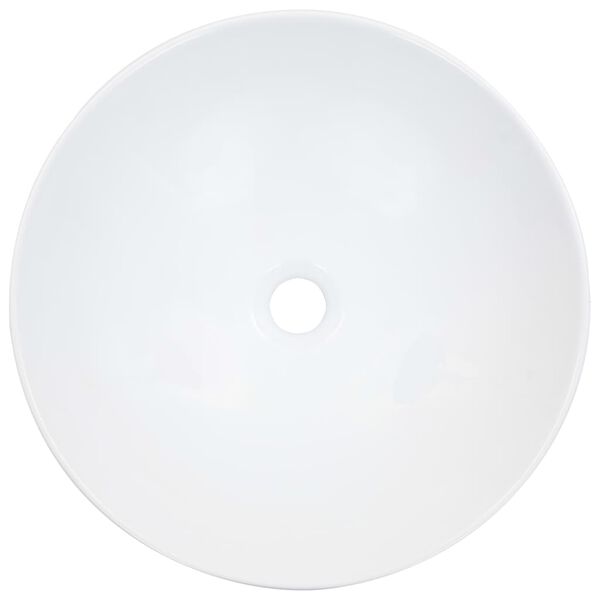 vidaXL Νιπτήρας Λευκός 41 x 12,5 εκ. Κεραμικός