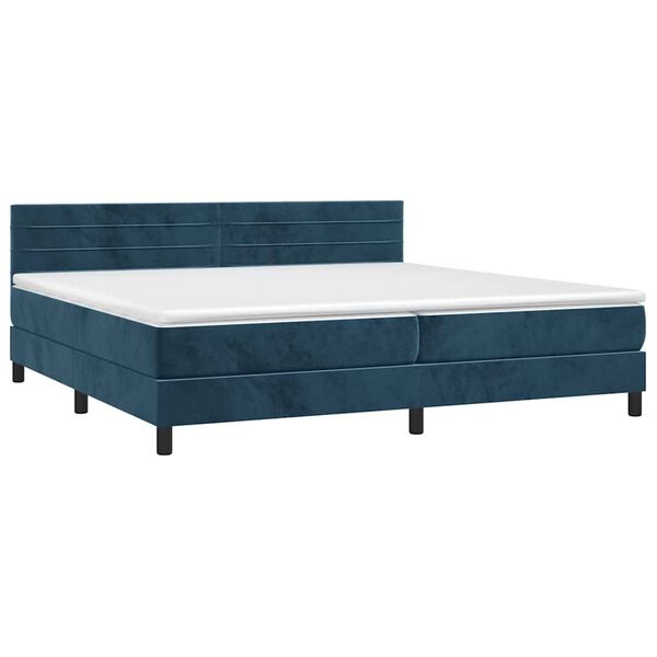 vidaXL &Kappa;&rho;&epsilon;&beta;ά&tau;&iota; Boxspring &mu;&epsilon; &Sigma;&tau;&rho;ώ&mu;&alpha; &Sigma;&kappa;&omicron;ύ&rho;&omicron; &Mu;&pi;&lambda;&epsilon; 200x200 &epsilon;&kappa;. &Beta;&epsilon;&lambda;&omicron;ύ&delta;&iota;&nu;&omicron;