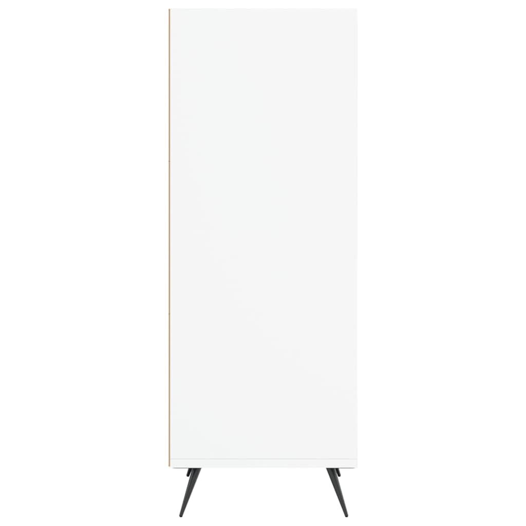 vidaXL Ραφιέρα Λευκή 34,5 x 32,5 x 90 εκ. από Επεξεργασμένο Ξύλο