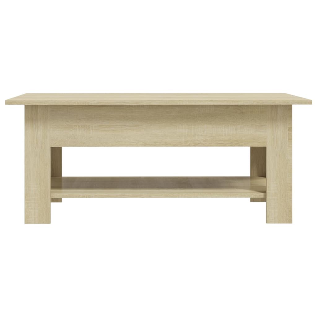 vidaXL Τραπεζάκι Σαλονιού Sonoma Δρυς 102x55x42 εκ. Επεξεργασμένο Ξύλο