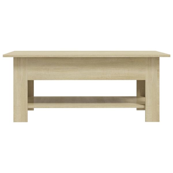 vidaXL Τραπεζάκι Σαλονιού Sonoma Δρυς 102x55x42 εκ. Επεξεργασμένο Ξύλο