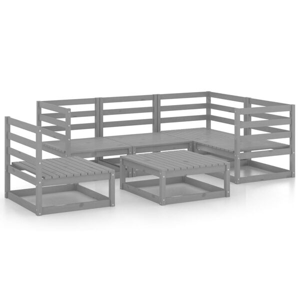 vidaXL &Sigma;&alpha;&lambda;ό&nu;&iota; &Kappa;ή&pi;&omicron;&upsilon; &Sigma;&epsilon;&tau; 6 &Tau;&epsilon;&mu;&alpha;&chi;ί&omega;&nu; &Gamma;&kappa;&rho;&iota; &alpha;&pi;ό &Mu;&alpha;&sigma;ί&phi; &Xi;ύ&lambda;&omicron; &Pi;&epsilon;ύ&kappa;&omicron;&upsilon;