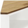 vidaXL Έπιπλο/Ντουλάπι Γωνιακό 59 x 36 x 180 εκ. από Μασίφ Ξύλο Δρυός