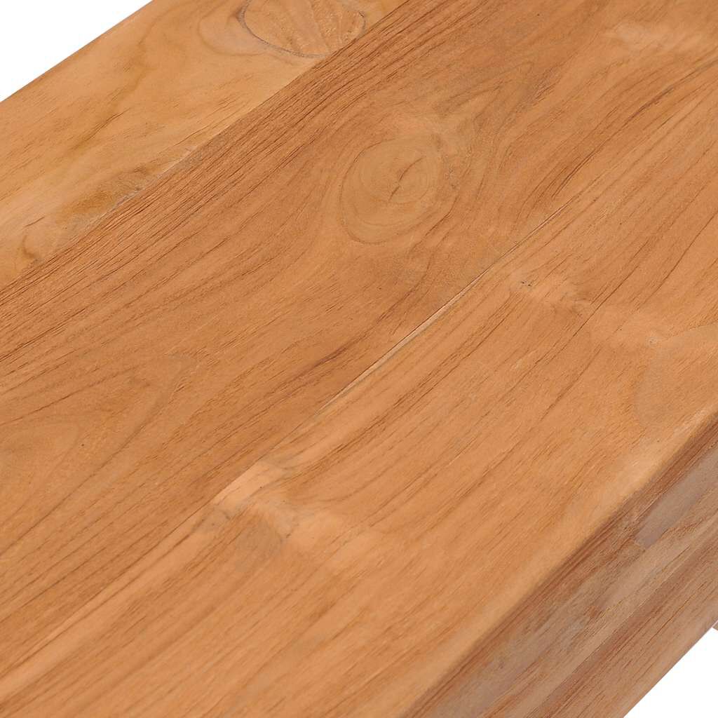 vidaXL Τραπέζι Κονσόλα 110 x 35 x 75 εκ. από Μασίφ Ξύλο Teak