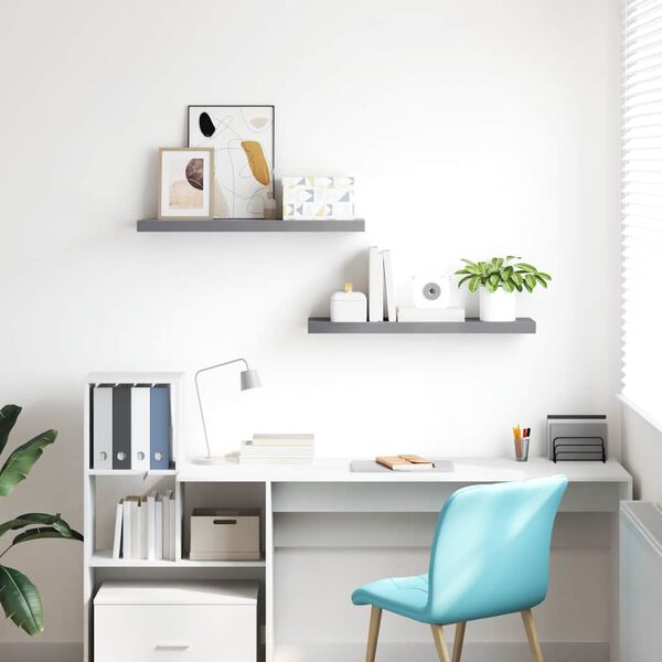 vidaXL &Rho;ά&phi;&iota;&alpha; &Tau;&omicron;ί&chi;&omicron;&upsilon; 2 &tau;&epsilon;&mu;. &Gamma;&kappa;&rho;&iota; 80x23,5x3,8 &epsilon;&kappa;. MDF