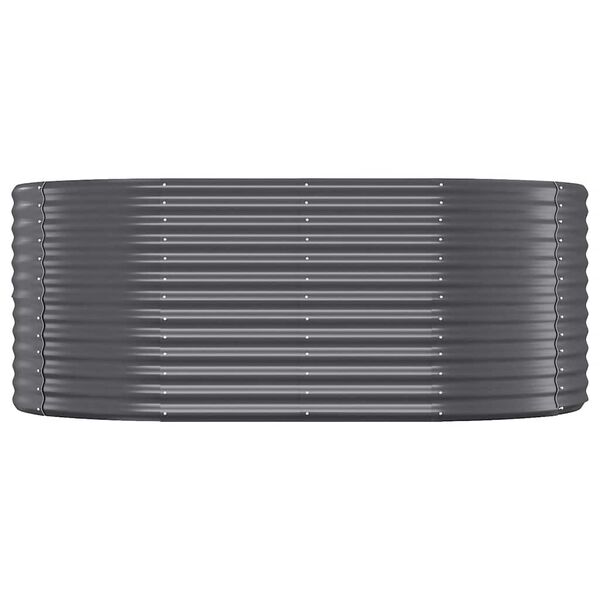 vidaXL Ζαρντινιέρα Ανθρακί 175x100x68εκ Γαλβανισμένος χάλυβας