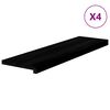 vidaXL &Pi;&alpha;&tau;ά&kappa;&iota;&alpha; &Sigma;&kappa;ά&lambda;&alpha;&sigmaf; 4 &tau;&epsilon;&mu;. &Kappa;&alpha;&phi;έ-&Mu;&alpha;ύ&rho;&omicron; 90x30x2 cm &Xi;ύ&lambda;&omicron; &Delta;&rho;&upsilon;ό&sigmaf;