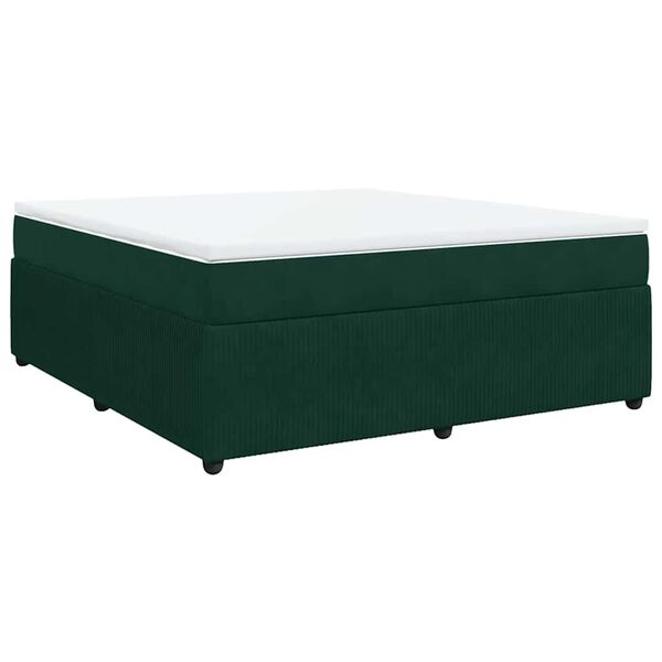 vidaXL &Kappa;&rho;&epsilon;&beta;ά&tau;&iota; Boxspring &mu;&epsilon; &Sigma;&tau;&rho;ώ&mu;&alpha; &Sigma;&kappa;&omicron;ύ&rho;&omicron; &Pi;&rho;ά&sigma;&iota;&nu;&omicron; 180x200&epsilon;&kappa;. &Beta;&epsilon;&lambda;&omicron;ύ&delta;&iota;&nu;&omicron;