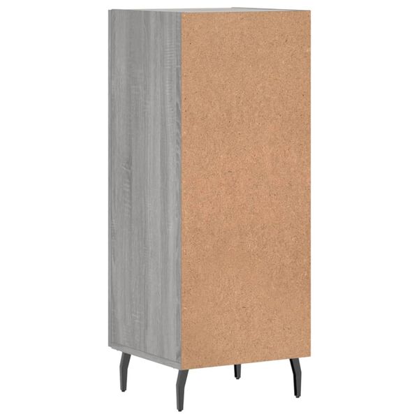 vidaXL Ντουλάπι Γκρι Sonoma 34,5x34x90 εκ. από Επεξεργασμένο Ξύλο