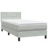 vidaXL &Kappa;&rho;&epsilon;&beta;ά&tau;&iota; Boxspring &mu;&epsilon; &Sigma;&tau;&rho;ώ&mu;&alpha; &Alpha;&nu;&omicron;&iota;&chi;&tau;ό &Gamma;&kappa;&rho;&iota; 100x210 &epsilon;&kappa;. &Beta;&epsilon;&lambda;&omicron;ύ&delta;&iota;&nu;&omicron;