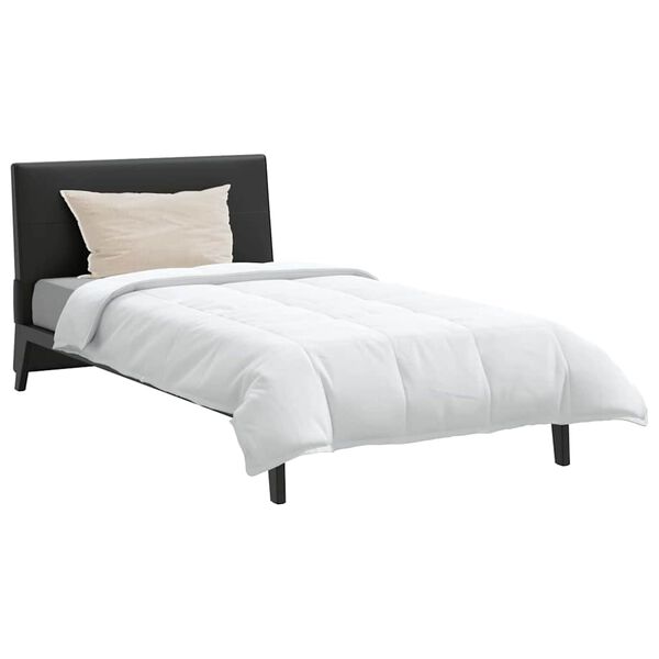 vidaXL Σετ Κουβέρτας με μαξιλάρι 2 pcs Λευκό 135 x 200 cm Πούπουλο
