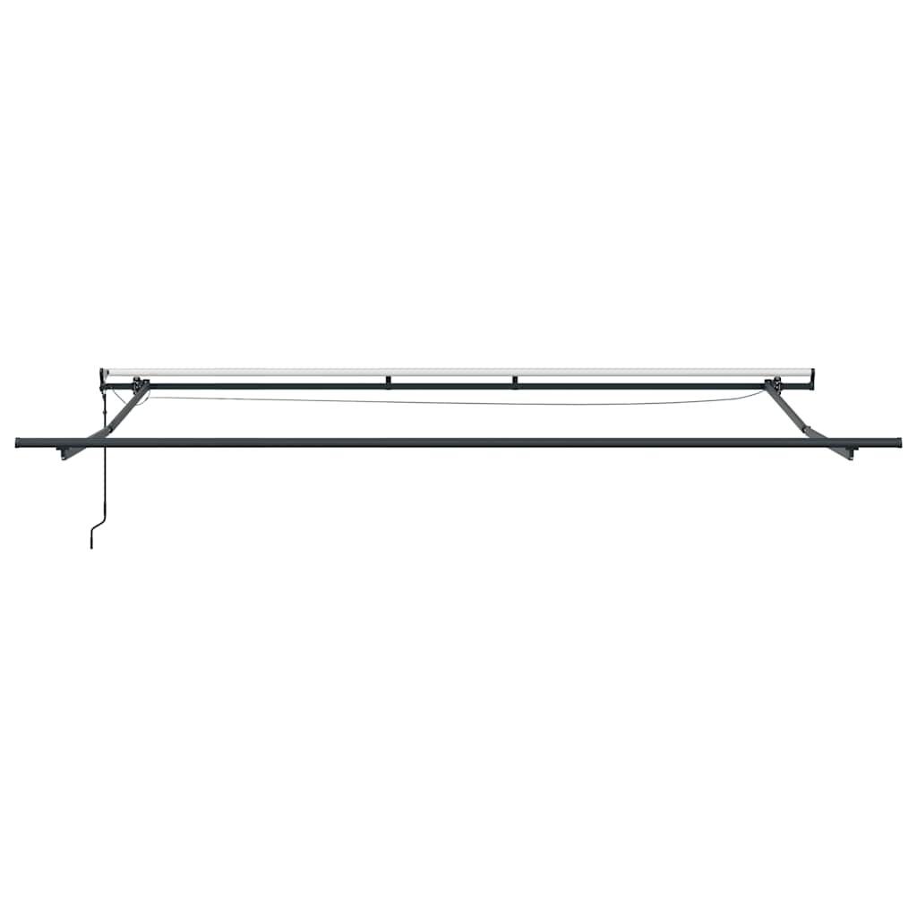 vidaXL Τέντα Πτυσσόμενη Αυτόματη με LED Καφέ 400x300 εκ.