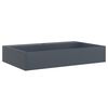 vidaXL Νιπτήρας Ανθρακί 60x38x11 εκ. Συνθετικός από Τεχνητό Μάρμαρο