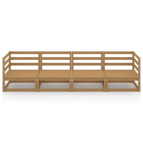 vidaXL &Kappa;&alpha;&nu;&alpha;&pi;έ&sigmaf; &Kappa;ή&pi;&omicron;&upsilon; &Tau;&epsilon;&tau;&rho;&alpha;&theta;έ&sigma;&iota;&omicron;&sigmaf; &Kappa;&alpha;&phi;έ &Mu;&epsilon;&lambda;ί &alpha;&pi;ό &Mu;&alpha;&sigma;ί&phi; &Xi;ύ&lambda;&omicron; &Pi;&epsilon;ύ&kappa;&omicron;&upsilon;