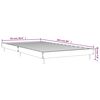 vidaXL Πλαίσιο Κρεβ. Χωρ. Στρώμα Sonoma Δρυς 90x200 εκ. Επεξ. Ξύλο