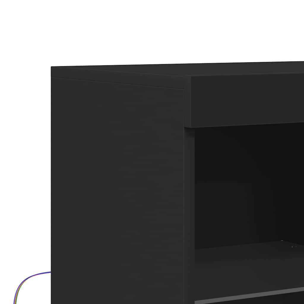 vidaXL Ντουλάπι Μαύρο 81x37x100 εκ. από Επεξεργασμένο Ξύλο