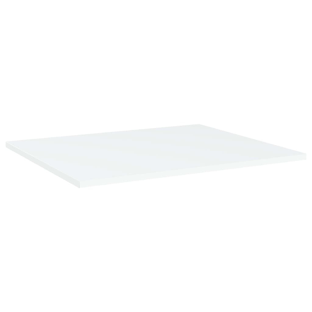 vidaXL Ράφια Βιβλιοθήκης 8 τεμ. Λευκά 60x50x1,5 εκ. από Μοριοσανίδα
