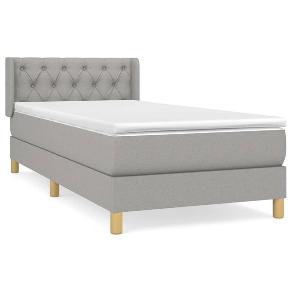 vidaXL &Kappa;&rho;&epsilon;&beta;ά&tau;&iota; Boxspring &mu;&epsilon; &Sigma;&tau;&rho;ώ&mu;&alpha; &Alpha;&nu;&omicron;&iota;&chi;&tau;ό &Gamma;&kappa;&rho;&iota; 80x200 &epsilon;&kappa;. &Upsilon;&phi;&alpha;&sigma;&mu;ά&tau;&iota;&nu;&omicron;