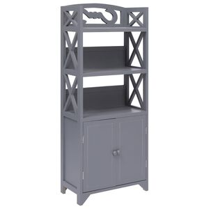 vidaXL &Nu;&tau;&omicron;&upsilon;&lambda;ά&pi;&iota; &Mu;&pi;ά&nu;&iota;&omicron;&upsilon; &Gamma;&kappa;&rho;&iota; 46x24x116 &epsilon;&kappa;. &alpha;&pi;ό &Xi;ύ&lambda;&omicron; &Pi;&alpha;&upsilon;&lambda;ώ&nu;&iota;&alpha;&sigmaf;