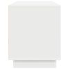 ντουλάπι τηλεόρασης vidaXL με φώτα LED Λευκό 100x41x50 cm