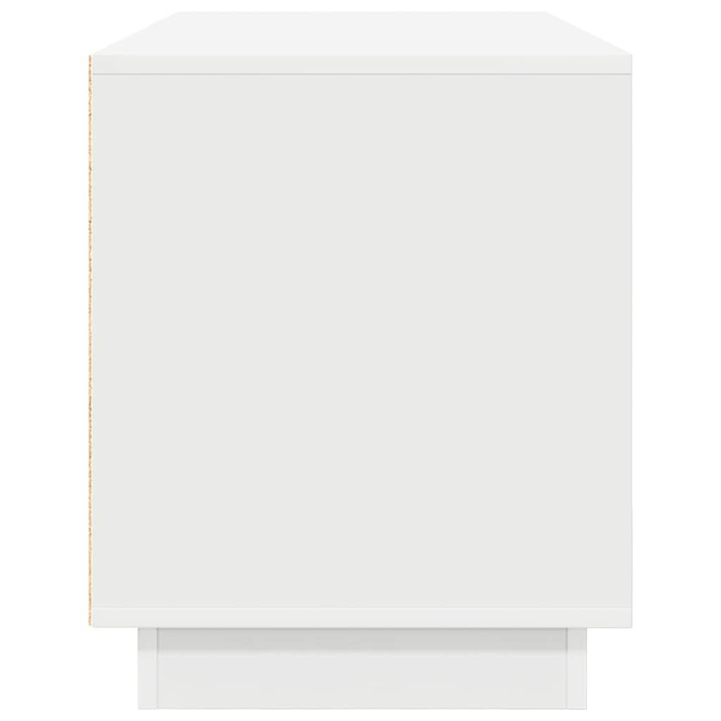 ντουλάπι τηλεόρασης vidaXL με φώτα LED Λευκό 100x41x50 cm