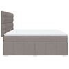 vidaXL &Kappa;&rho;&epsilon;&beta;ά&tau;&iota; Boxspring &mu;&epsilon; &Sigma;&tau;&rho;ώ&mu;&alpha; Taupe 180x200 &epsilon;&kappa;. &Upsilon;&phi;&alpha;&sigma;&mu;ά&tau;&iota;&nu;&omicron;