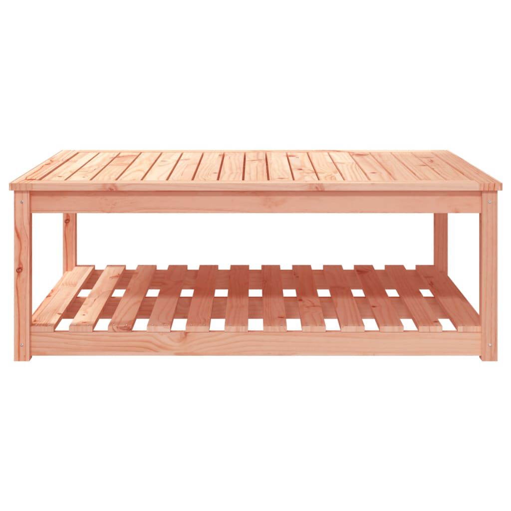 vidaXL Τραπέζι Κήπου 121x82,5x45 εκ. από Μασίφ Ξύλο Ψευδοτσούγκας