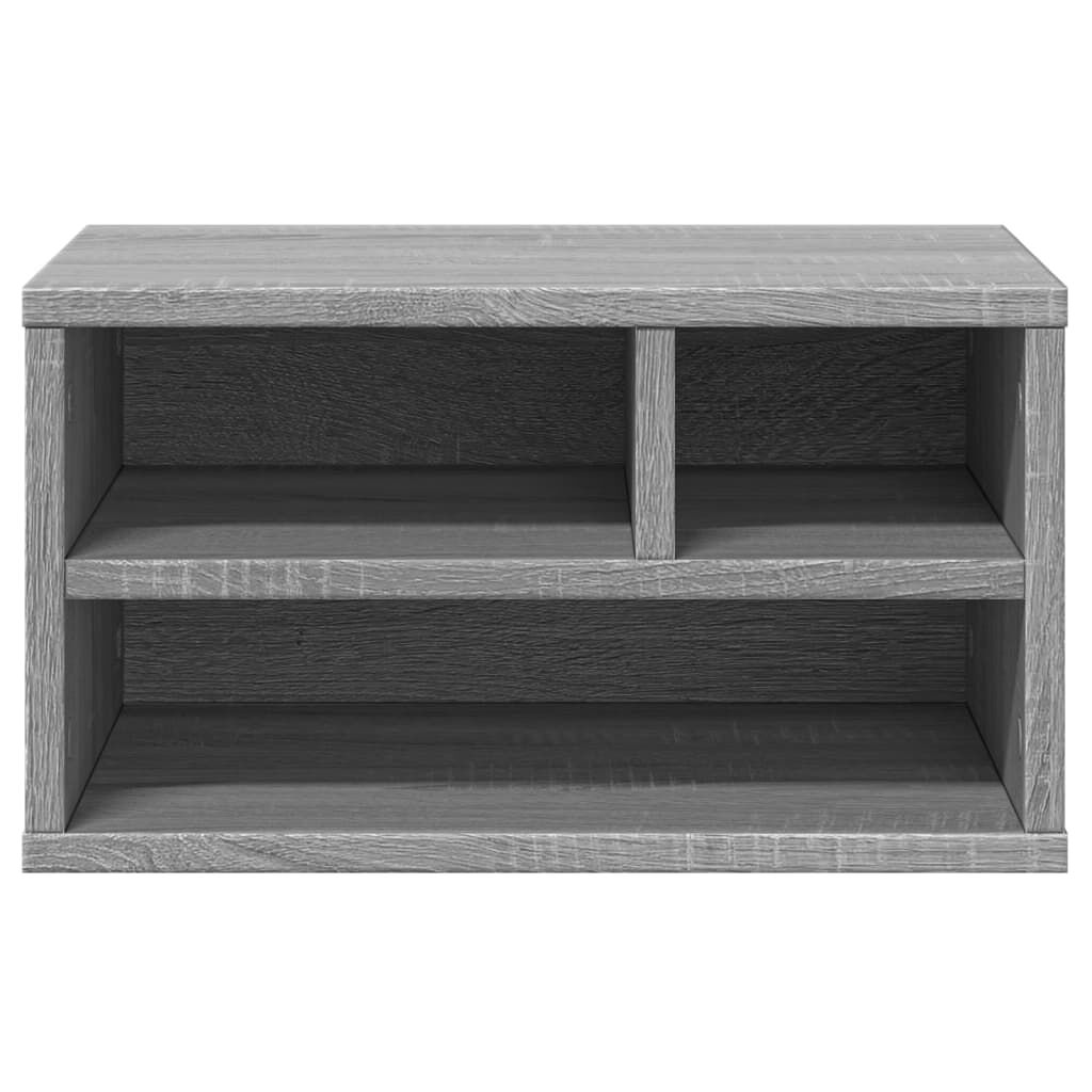 vidaXL Βάση Εκτυπωτή Γκρι Sonoma 40x32x22,5 εκ. από Επεξεργασμένο Ξύλο
