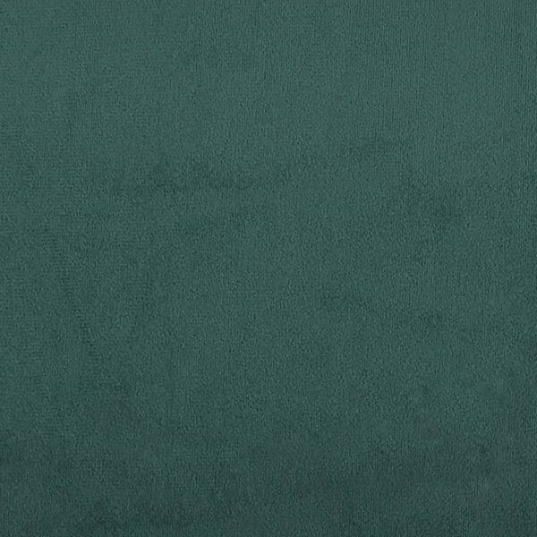 vidaXL Κρεβάτι Boxspring με Στρώμα Σκούρο Πράσινο 140x190εκ. Βελούδινο