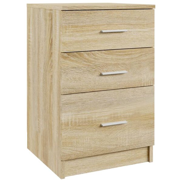 vidaXL Κομοδίνο Sonoma Δρυς 40 x 40 x 63 εκ. από Επεξεργασμένο Ξύλο