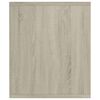 vidaXL Βιβλιοθήκη/Έπιπλο Τηλεόρασης Sonoma Δρυς 143 x 30 x 36 εκ.