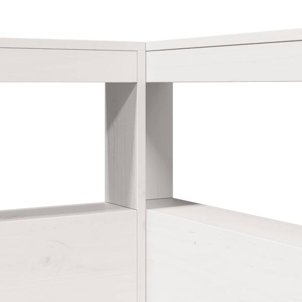 vidaXL Κρεβάτι Βιβλιοθήκη Χωρίς Στρώμα 100x200 εκ. Μασίφ Ξύλο Πεύκο