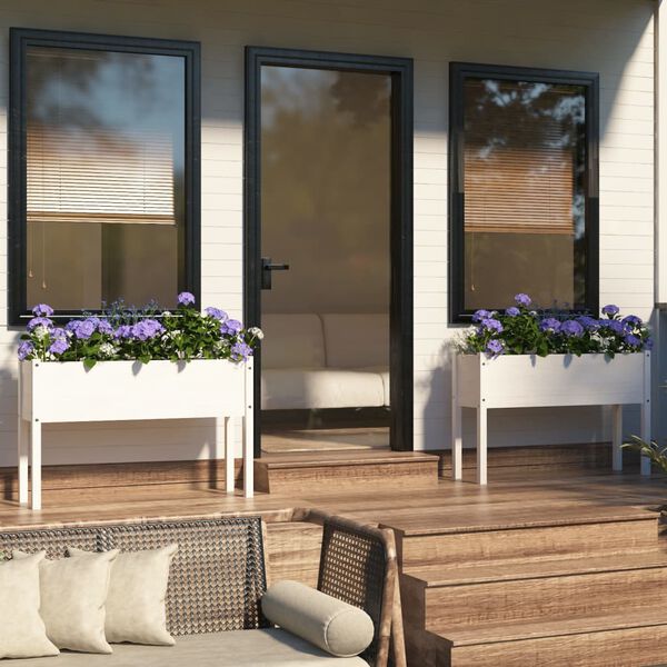 vidaXL &Zeta;&alpha;&rho;&nu;&tau;&iota;&nu;&iota;έ&rho;&epsilon;&sigmaf; 2 &tau;&epsilon;&mu;. &Lambda;&epsilon;&upsilon;&kappa;ό 110 x 31 x 70 &epsilon;&kappa;. &Mu;&alpha;&sigma;ί&phi; &Xi;ύ&lambda;&omicron; &Pi;&epsilon;ύ&kappa;&omicron;&upsilon;