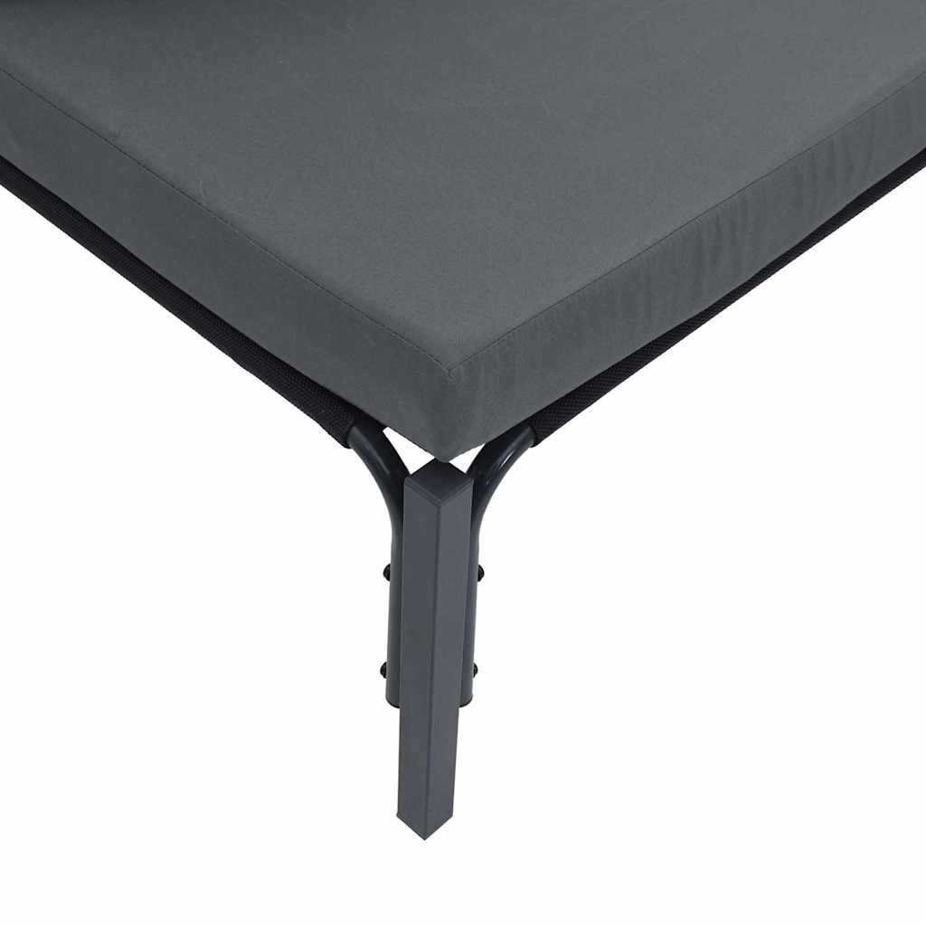 vidaXL Σετ Καναπέ Κήπου 4 pcs Ανθρακί Ατσάλι