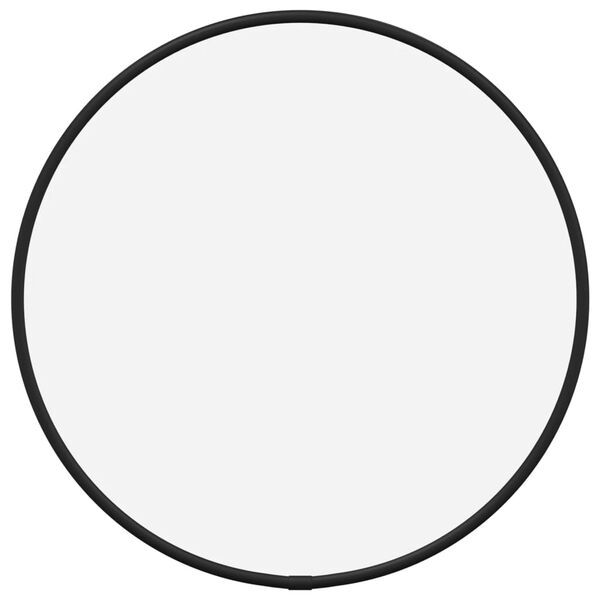 vidaXL Καθρέφτης Τοίχου Στρογγυλός Μαύρος Ø 30 εκ.