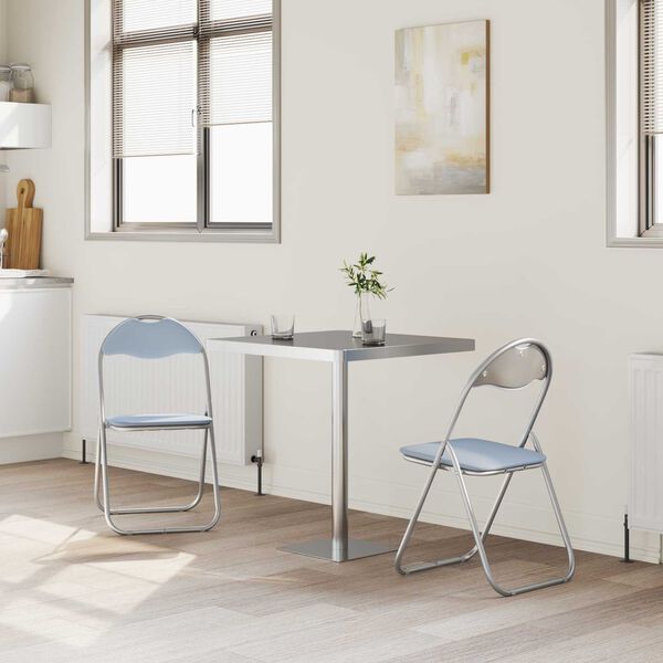 vidaXL &Pi;&tau;&upsilon;&sigma;&sigma;ό&mu;&epsilon;&nu;&eta; &Kappa;&alpha;&rho;έ&kappa;&lambda;&alpha; 2 pcs &Gamma;&kappa;&rho;&iota; 48 x 43,5 x 81 &epsilon;&kappa;. &Tau;&epsilon;&chi;&nu;&eta;&tau;ό &Delta;έ&rho;&mu;&alpha;