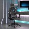 vidaXL Καρέκλα Gaming Μαύρο/Γκρι από Συνθετικό Δέρμα