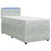 vidaXL &Kappa;&rho;&epsilon;&beta;ά&tau;&iota; Box Spring &mu;&epsilon; &Sigma;&tau;&rho;ώ&mu;&alpha; &kappa;&alpha;&iota; LED &Alpha;&nu;&omicron;&iota;&chi;&tau;ό &gamma;&kappa;&rho;&iota; 90 x 190 cm